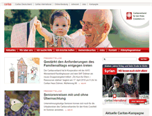 Tablet Screenshot of caritas-coesfeld.de